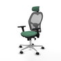 PIQUERAS Y CRESPO Silla de oficina Jorquera Verde esmeralda y Gris