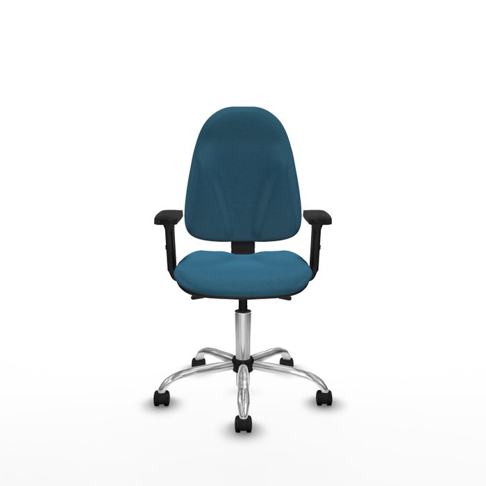 PIQUERAS Y CRESPO Silla de oficina Algarra Verde petróleo con mecanismo Asincro PIQUERAS Y CRESPO Silla de oficina Algarra Verde petróleo con mecanismo Asincro