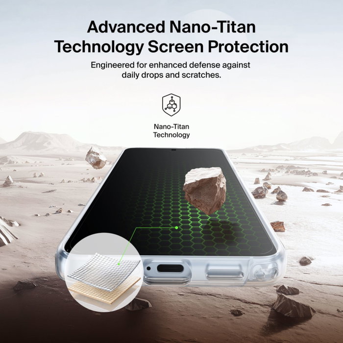 Belkin 3 en 1 Bundle para Samsung Galaxy S26+: Funda SheerForce Clear, Protector de Pantalla y Protector de Cámara