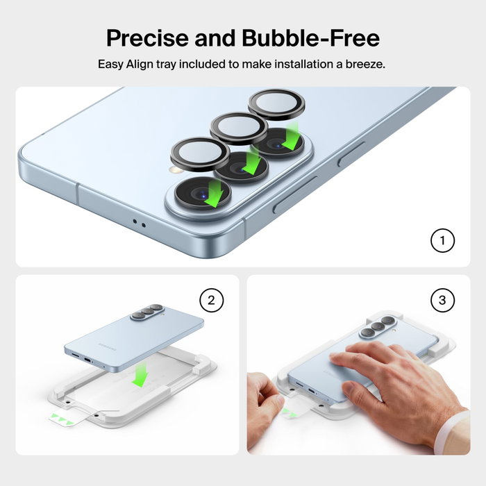 Belkin 3 en 1 Bundle para Samsung Galaxy S26+: Funda SheerForce Clear, Protector de Pantalla y Protector de Cámara