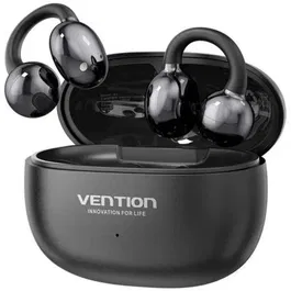Vention Auriculares Bluetooth Echo Clip A11 Pro con Estuche de Carga, Autonomía 6h, Bluetooth 6.0, USB-C, Negro, NBWB0-PH