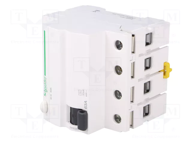SCHNEIDER ELECTRIC Interruptor diferencial ACTI9 RCD 63A 30mA 4 polos