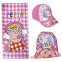 Cerdá Saquito con Toalla y Gorra Infantil Peppa Pig para Niños de 2 a 8 Años Rosa