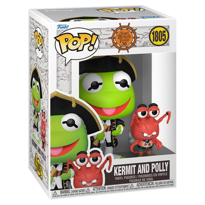 FUNKO Figura POP Los Teleñecos Muppet Treasure Island Kermit and Polly FUNKO Figura POP Los Teleñecos Muppet Treasure Island Kermit and Polly