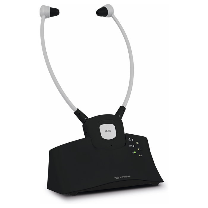 TechniSat Stereoman ISI 3 Auriculares Inalámbricos y Alámbricos Negros