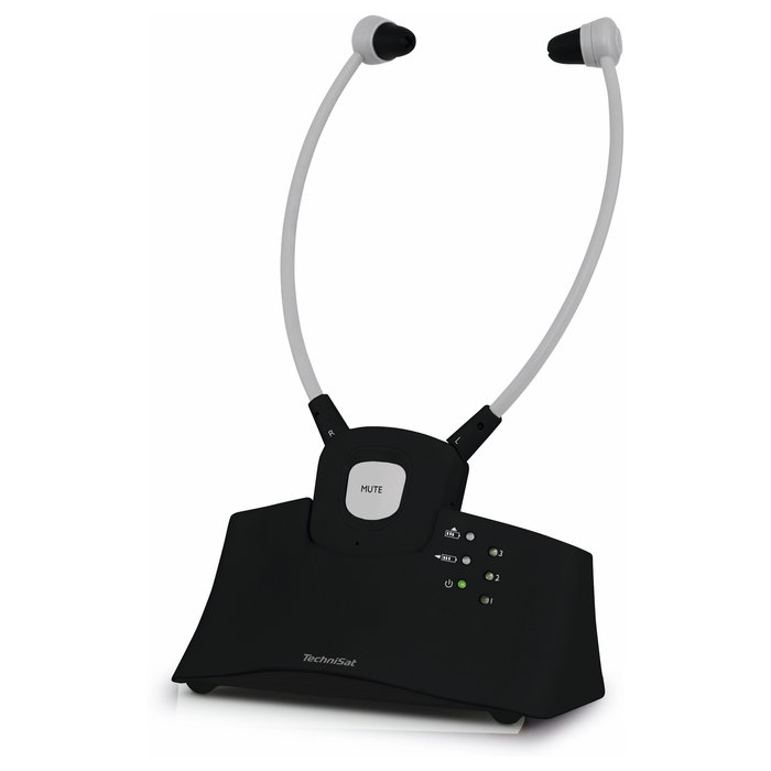 TechniSat Stereoman ISI 3 Auriculares Inalámbricos y Alámbricos Negros