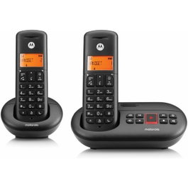 Motorola Teléfono DECT Contestador E212 Duo - Negro
