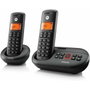 Motorola Teléfono DECT Contestador E212 Duo - Negro