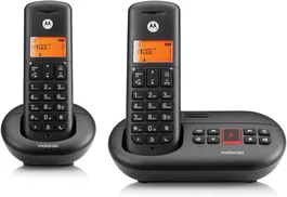 Motorola e212 Teléfono DECT con Contestador Dúo Negro