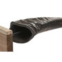 DKD Home Decor Set de Decoración de 3 Cuernos de Búfalo con Soporte