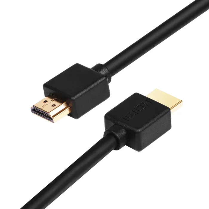 CoolBox Cable HDMI 2.0 1.5m COO-CAB-HDMI-1 - Alta Velocidad 4K Ultra HD 2160p, 3D, PS4, Xbox One, Chapado en Oro, Negro
