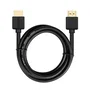 CoolBox Cable HDMI 2.0 1.5m COO-CAB-HDMI-1 - Alta Velocidad 4K Ultra HD 2160p, 3D, PS4, Xbox One, Chapado en Oro, Negro