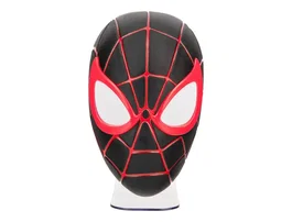 Wondee Lampara Mascara Miles Morales Spider-Man, Luz Decorativa LED 5W, 180 Lumenes, 180x115x175 mm