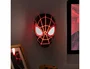Wondee Lampara Mascara Miles Morales Spider-Man, Luz Decorativa LED 5W, 180 Lumenes, 180x115x175 mm