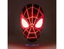 Wondee Lampara Mascara Miles Morales Spider-Man, Luz Decorativa LED 5W, 180 Lumenes, 180x115x175 mm