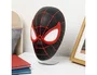 Wondee Lampara Mascara Miles Morales Spider-Man, Luz Decorativa LED 5W, 180 Lumenes, 180x115x175 mm