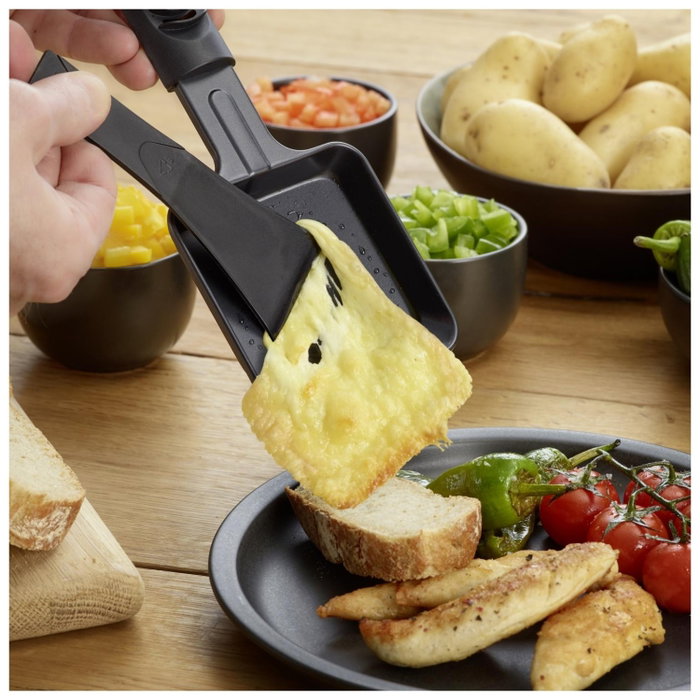 Severin Combo Raclette-Fondue RG2347 para 8 personas, Negro Severin Combo Raclette-Fondue RG2347 para 8 personas, Negro