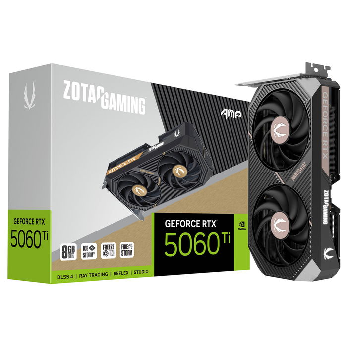 Zotac RTX 5060 Ti AMP 8GB GDDR7 Tarjeta Gráfica