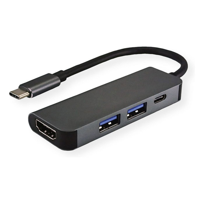 VALUE Dockingstation USB Typ C con HDMI 4K, 2x USB Typ A + Typ C PD VALUE Dockingstation USB Typ C con HDMI 4K, 2x USB Typ A + Typ C PD