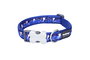 Red Dingo Collar Lightning Navy 15 mm x 24-36 cm