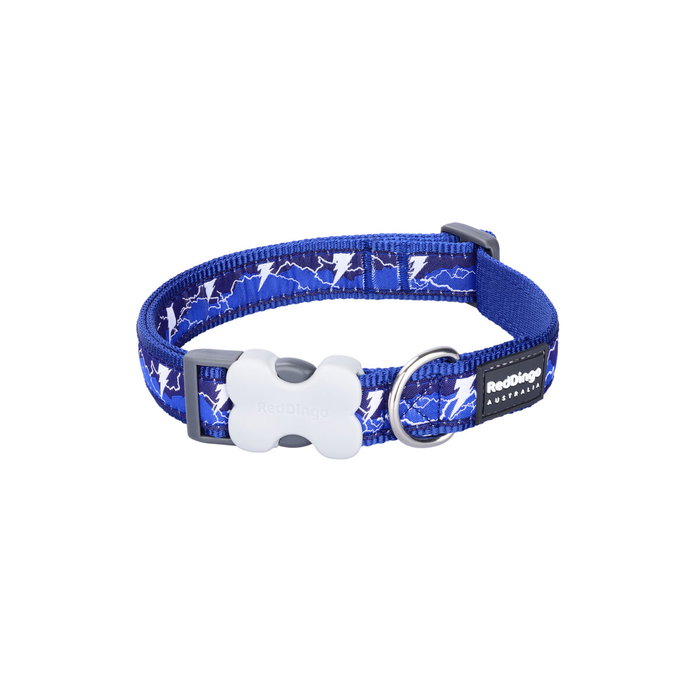 Collar para Perro Red Dingo STYLE LIGHTNING Azul marino Collar para Perro Red Dingo STYLE LIGHTNING Azul marino