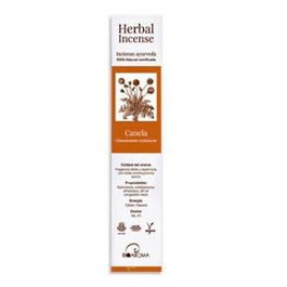 BIOAROMA Incienso Canela Ayurveda 5 Packs x 12 Unidades Ecológico Certificado ICEA Comercio Justo Vegano Sostenible Aromaterapia Natural