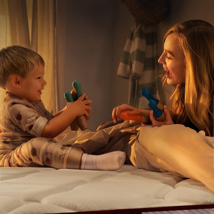 Cecotec Colchón viscoelástico Flow PureVital 1900 105x200 cm firmeza media-alta ergonómico