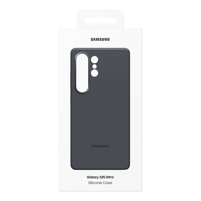 Samsung Funda de Silicona para Galaxy S25 Ultra, Negro Samsung Funda de Silicona para Galaxy S25 Ultra, Negro
