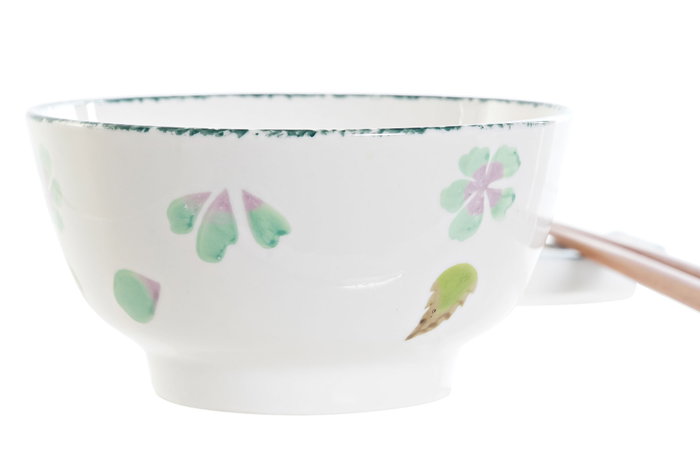 DKD Home Decor Set de Sushi de 6 Piezas en Porcelana y Madera Verde/Blanco, 25x25x6,5 cm