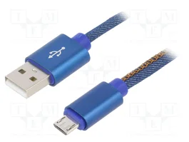 GEMBIRD Cablexpert USB 2.0 de 2m Azul
