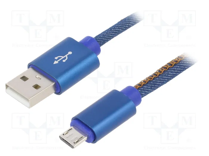 GEMBIRD Cablexpert USB 2.0 de 2m Azul GEMBIRD Cablexpert USB 2.0 de 2m Azul