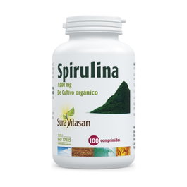 Sura Vitasan Espirulina 100 comprimidos Complemento Alimenticio