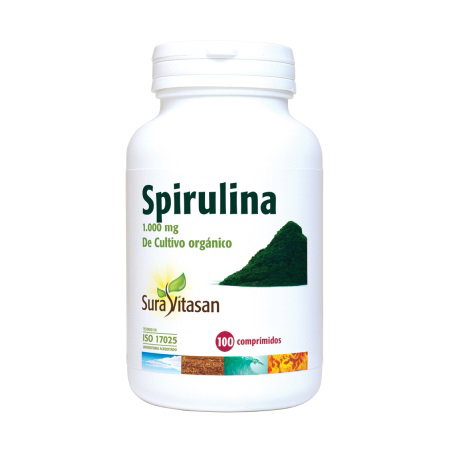 SURA VITASAN Spirulina 100 comprimidos SURA VITASAN Spirulina 100 comprimidos
