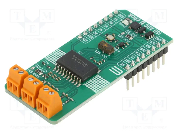 MIKROE ISO ADC 7 CLICK Placa Prototipo AMC131M03DFMR MIKROE ISO ADC 7 CLICK Placa Prototipo AMC131M03DFMR