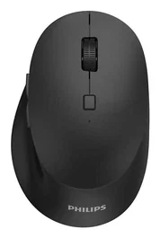 Philips SPK7507B/00 Ratón Óptico Inalámbrico RF 3200 DPI para Mano Derecha, Oficina, Negro