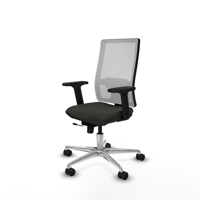 PIQUERAS Y CRESPO Silla de oficina Horna con mecanismo Sincro/Traslack, Negro/Blanco PIQUERAS Y CRESPO Silla de oficina Horna con mecanismo Sincro/Traslack, Negro/Blanco