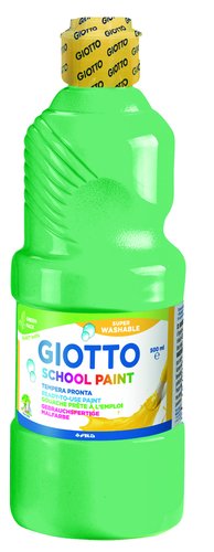 Giotto Témpera Escolar Lavable Turquesa Botella 500 mL Giotto Témpera Escolar Lavable Turquesa Botella 500 mL