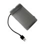 LogiLink AU0037 Carcasa de disco duro/SSD 2.5 Pulgadas Gris