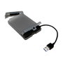 LogiLink AU0037 Carcasa para HDD/SSD de 2.5 pulgadas, Gris