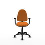PIQUERAS Y CRESPO Silla de oficina Aýna Naranja con Brazos 1D