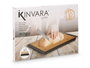 Kinvara Tabla para cortar pan negra 38x27cm