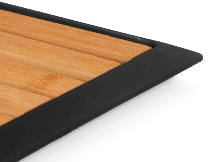 Kinvara Tabla para cortar pan negra 38x27cm