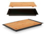 Kinvara Tabla para cortar pan negra 38x27cm