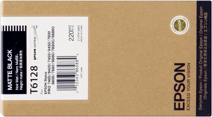 Epson C13T61280N Cartucho de Tinta Negro Mate Alta Capacidad