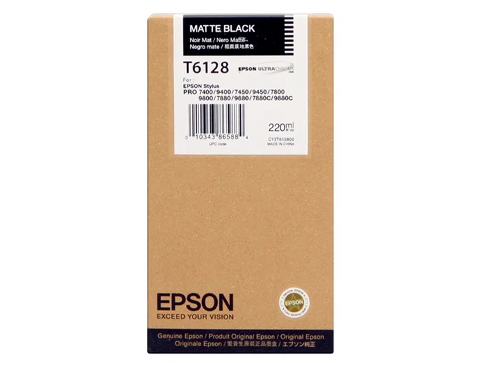 Epson Tinta Negro Mate Alta Capacidad GF Stylus Photo 7450/9450/7400/9400/7880/9880/7800/9800 Original