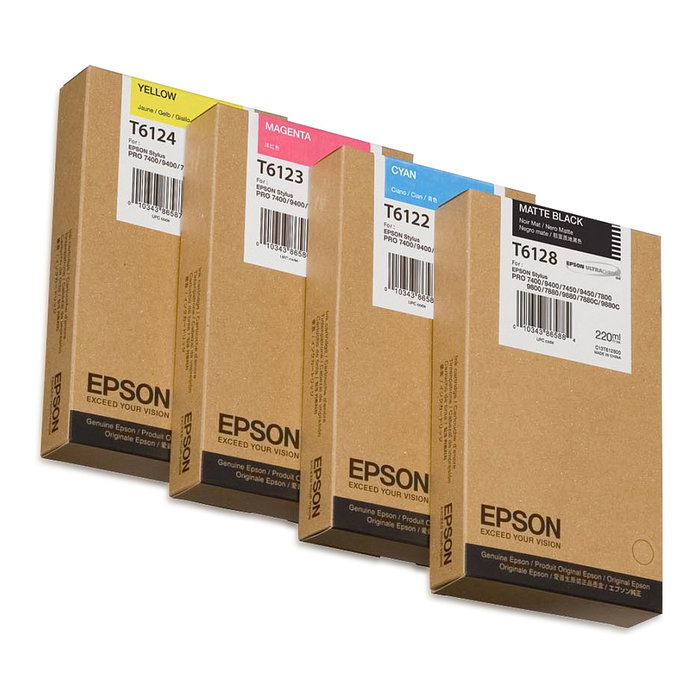 Epson T6128 Negro Mate Cartucho de Tinta Alta Capacidad 220 ml Epson T6128 Negro Mate Cartucho de Tinta Alta Capacidad 220 ml