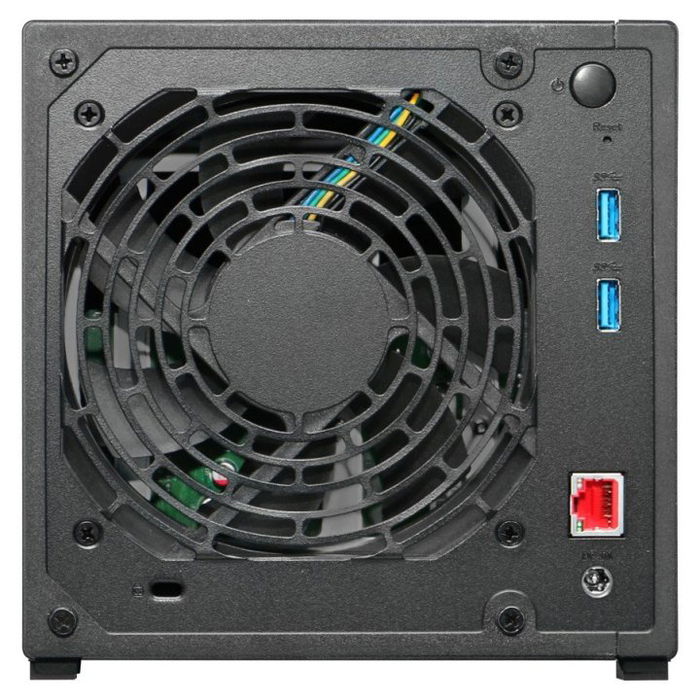 Asustor Drivestor 4 Gen2 (AS1204T) NAS - 4 Bahías, Procesador Quad-Core, Puerto 2.5GbE, 1GB RAM, Transcodificación 4K H.265, Almacenamiento Multimedia