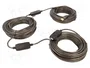 DeLOCK Cable de extensión USB 2.0 de 30 m, USB A a USB A