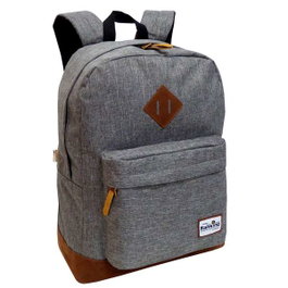 Toybags Mochila Americana Ranking Gris con Compartimento Portalaptop