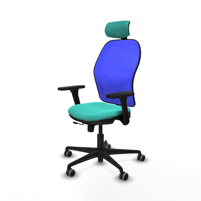 PIQUERAS Y CRESPO Silla de oficina Jorquera Sincro/Traslack Turquesa y Azul PIQUERAS Y CRESPO Silla de oficina Jorquera Sincro/Traslack Turquesa y Azul